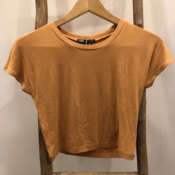 💫 3/10$ BASIC CROPPED T-SHIRT - Picture 1 of 3